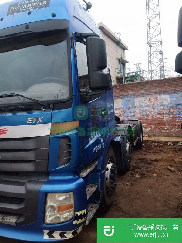 河北出售二手歐曼牽引車，375馬力國四單驅(qū)