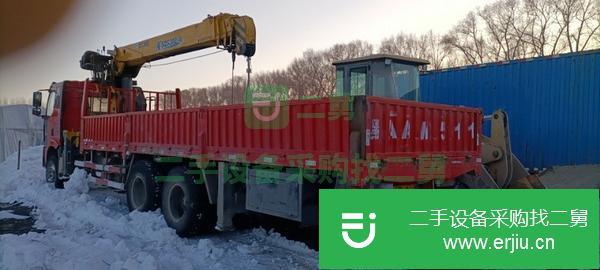 黑龍江出售二手,解放J6后八輪12噸隨車吊