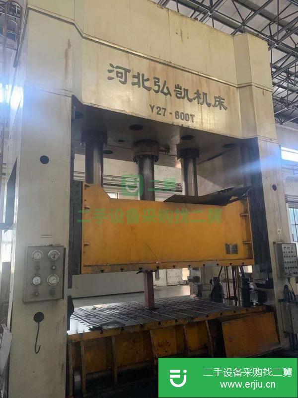 江蘇出售二手弘凱Y27-800t框架油壓機
