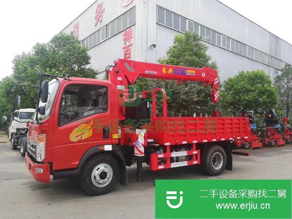 湖北出售二手藍(lán)牌5噸隨車吊包上個(gè)人戶