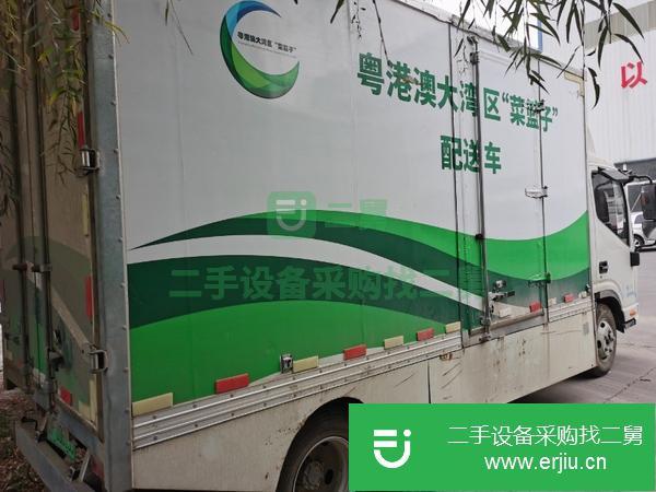 山東出售二手新能源江淮箱式貨車,隨時提檔過戶!