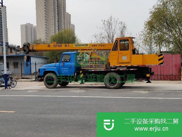 山東出售二手徐工8噸吊車車況很好有手續(xù)