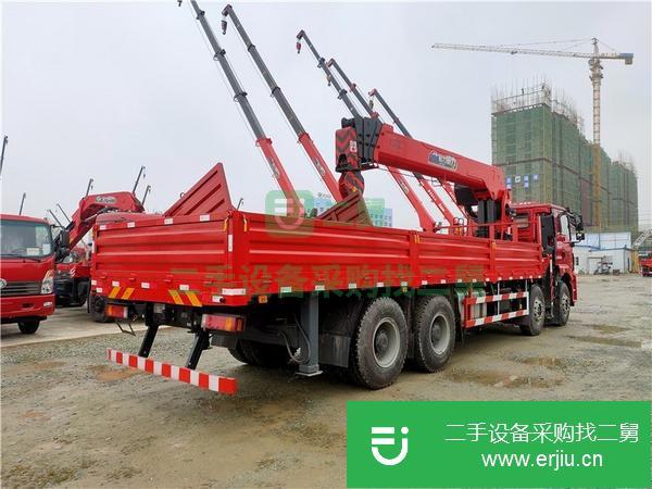 湖北出售二手前四后八程力16噸隨車吊