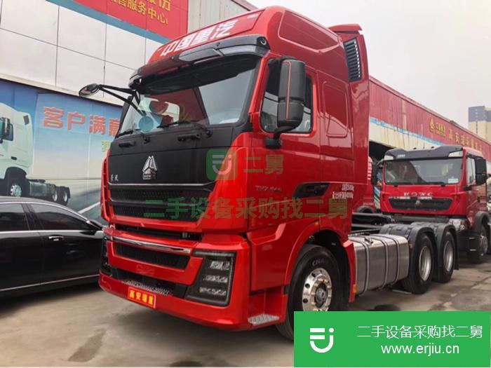 山東出售二手中國重汽540馬力牽引車