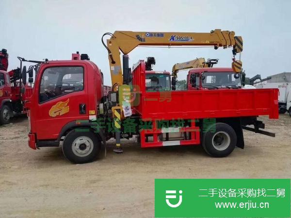 青海出售二手云內130馬力5噸隨車吊