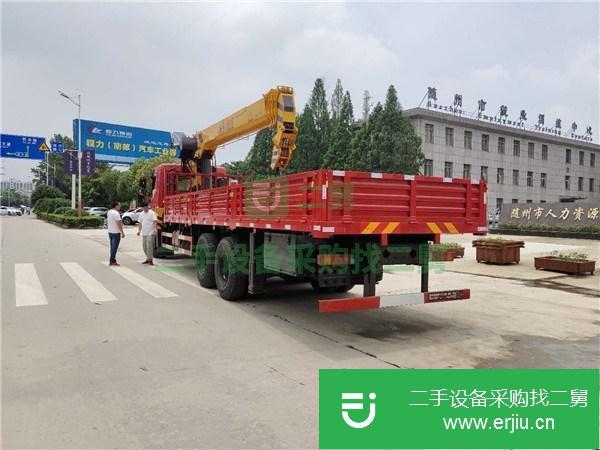 甘肅出售二手東風華神后雙橋隨車吊12噸