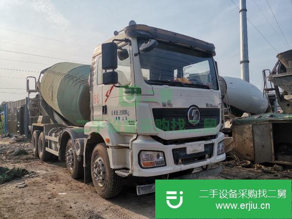河南出售二手輕量化前四后八陜汽德龍混凝土攪拌車