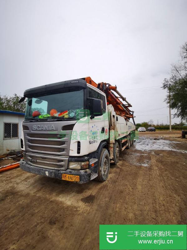 山東出售二手中聯60米泵車