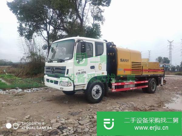 河南出售二手三一10018國五車載泵車況精品漂亮