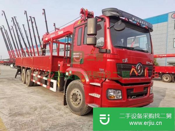湖北出售二手陜汽?龍德?后八輪隨車吊?濰?柴300馬力