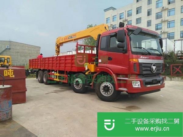 山西出售二手福田瑞沃前四后八16噸隨車吊