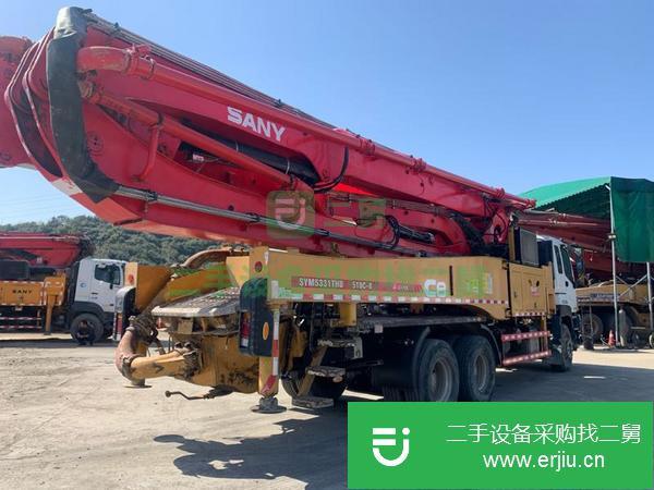 山西出售二手18年國五三一49米泵車車況嘎嘎新，整車原版