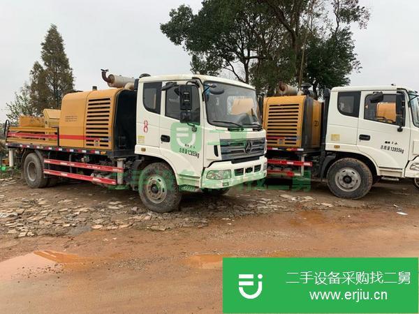 河南出售二手三一10018國五車載泵車況精品漂亮