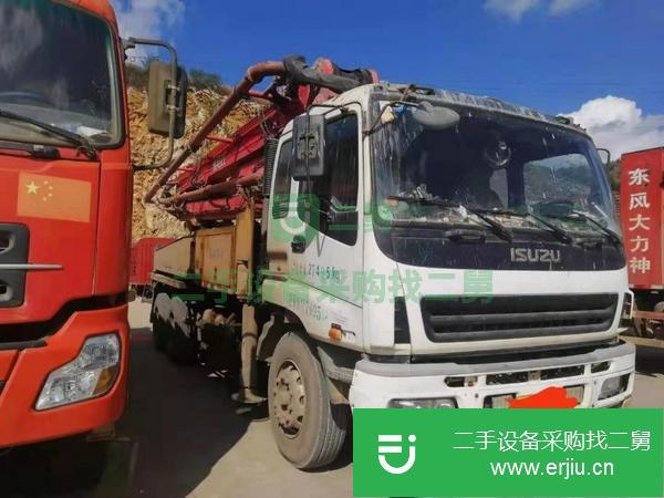 浙江出售二手三一重工37米泵車雙主油泵大排量,工地干活的車,手續齊全包過戶