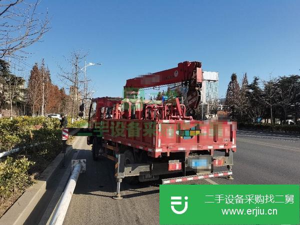 山東出售二手5噸藍牌隨車吊