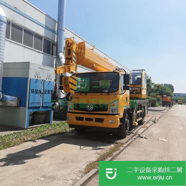 山東出售二手徐工12噸140馬力吊車