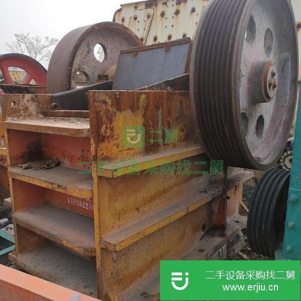 河南出售二手八成新顎式破碎機600/900