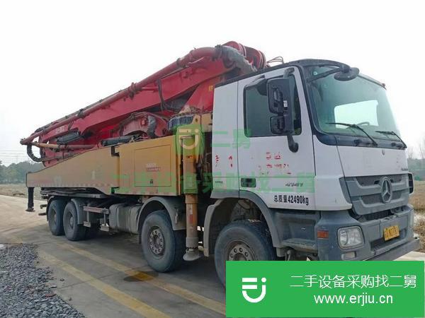 湖南出售二手三一國(guó)四56米泵車(chē)車(chē)況可以手續(xù)齊全