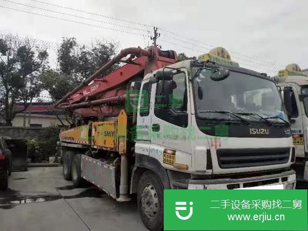 湖南出售二手五十鈴37米泵車車況板正