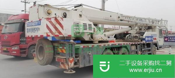 山東出售二手中聯藍色關愛25噸5節臂汽車吊