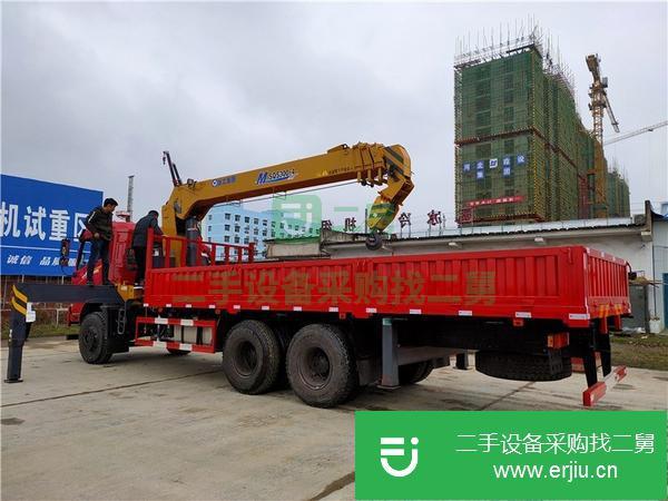 湖北出售二手東風后八輪12噸隨車吊