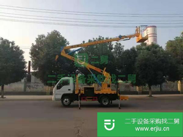 江蘇出售二手福田單排13.5米折臂高空作業車
