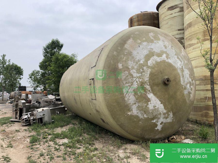 山東出售二手立式玻璃鋼儲罐