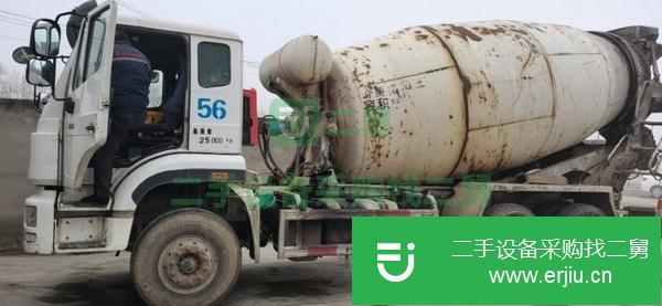 天津出售二手13年豪翰14方攪拌車