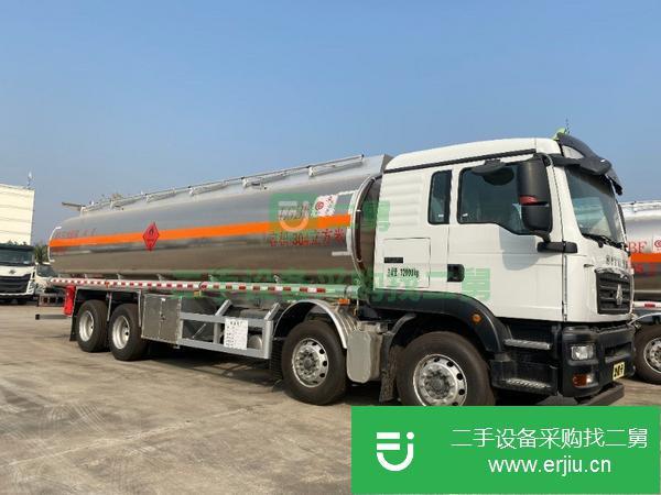 河南出售二手重汽汕德卡前四后八油罐車分期包上戶