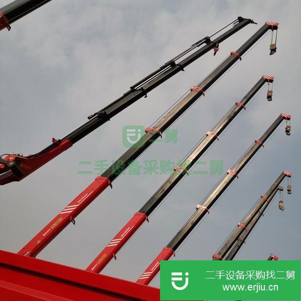 青海出售二手12噸東風D913直臂隨車吊