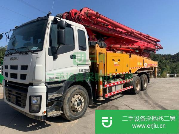 山西出售二手18年國五三一49米泵車車況嘎嘎新，整車原版