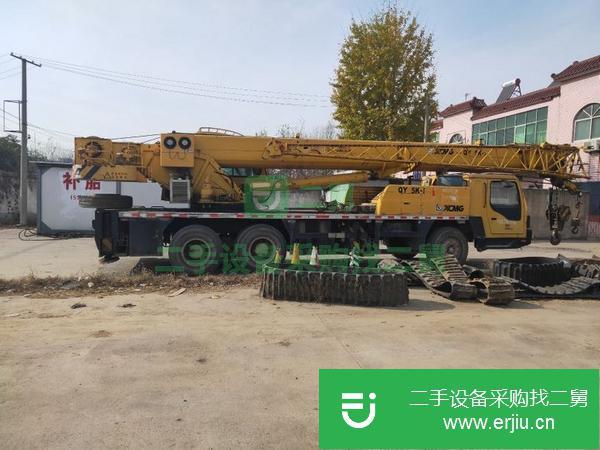 江蘇出售二手10年10月份徐工25K—1汽車吊，原車原版，包過戶