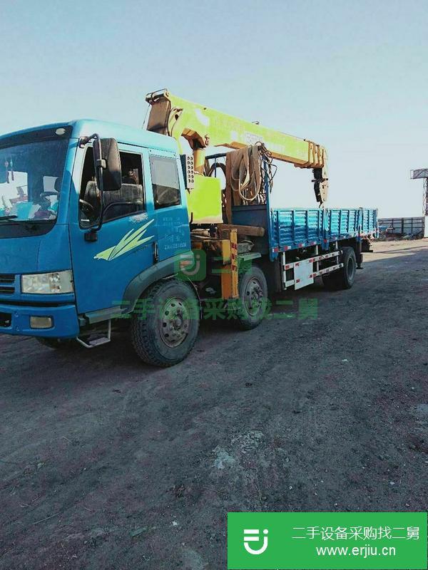 黑龍江出售二手10年6月份十噸隨車吊