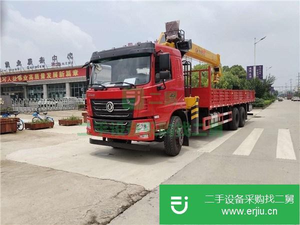甘肅出售二手東風華神后雙橋隨車吊12噸