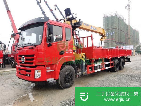 湖北出售二手國六東風錦程V6后八輪徐工10噸隨車吊