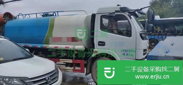 湖北出售二手8噸帶戶灑水車手續(xù)齊全國5排放云內130發(fā)動機
