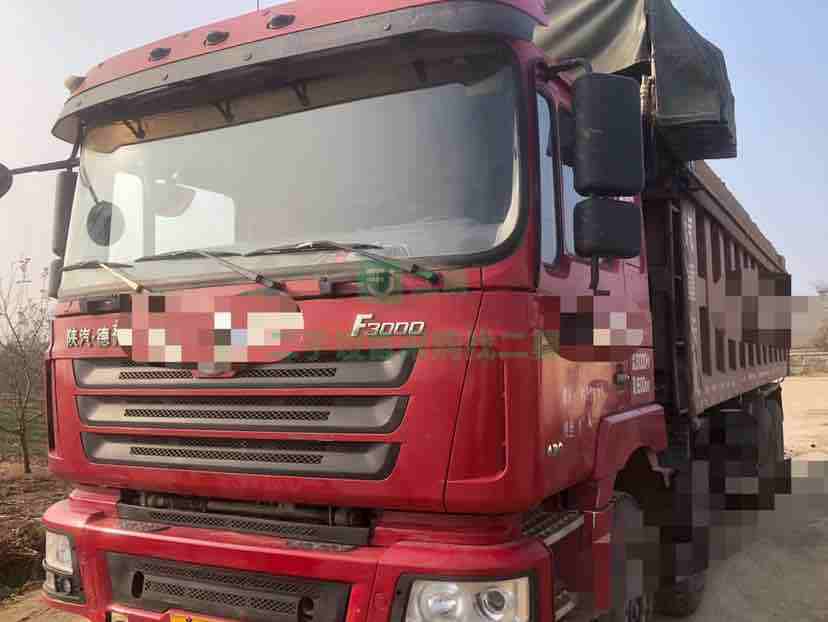 山東出售二手的陜汽德龍F3000前四后八自卸車