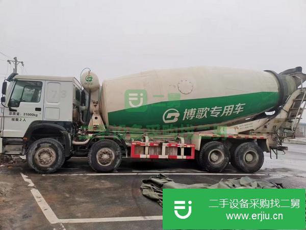 山東出售二手豪沃工程攪拌車大20方國五
