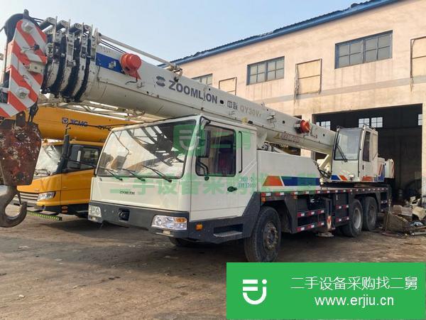 河北出售二手中聯(lián)30v吊車手續(xù)齊全包提檔過戶車況很好