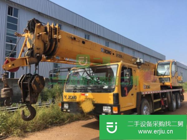 河北出售二手徐工25噸4節臂吊車