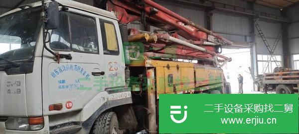 河北出售二手08年大象36米泵車