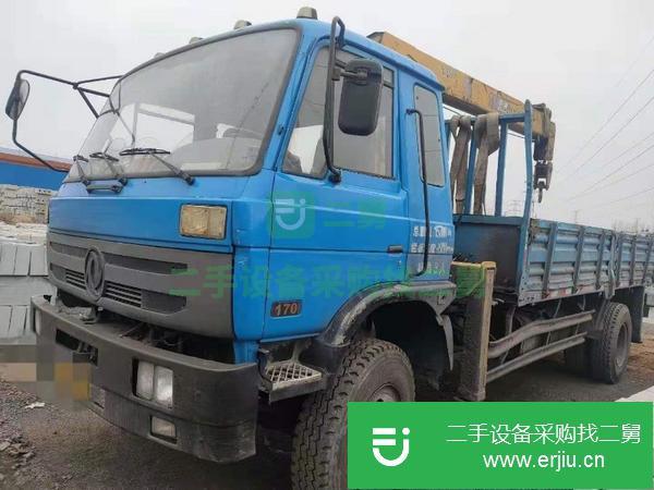 河南出售二手11年國三石煤6.3噸隨車吊臂長10.5米