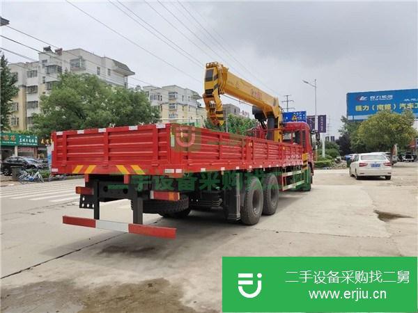 甘肅出售二手東風華神后雙橋隨車吊12噸