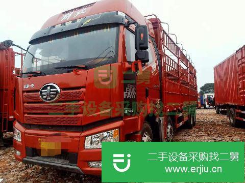 江西出售二手一汽解放J6P460馬力倉欄貨車