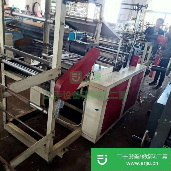 上海出售二手600雙層連卷平口制袋機(jī)