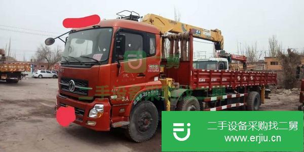 新疆出售二手小三軸12噸隨車吊