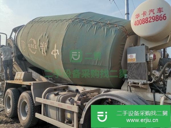 河南出售二手輕量化前四后八陜汽德龍混凝土攪拌車