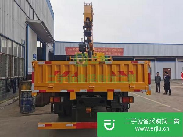 湖北出售二手柳汽單橋十噸隨車吊