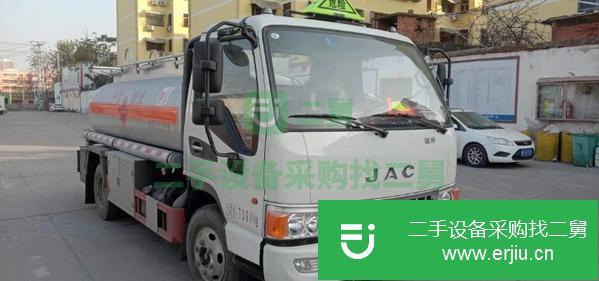 湖北出售二手江淮4.2方油罐車(chē)