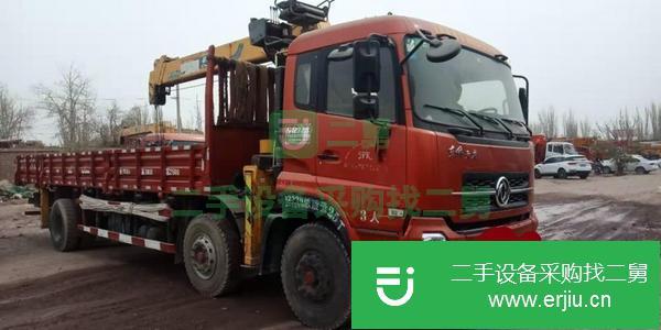 新疆出售二手小三軸12噸隨車吊